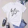 100 Cotton But God TShirt Casual Unisex Jesus Bible Verse Tee Top Religious Unisex Christian Apparel Faith Based Gifts For Her