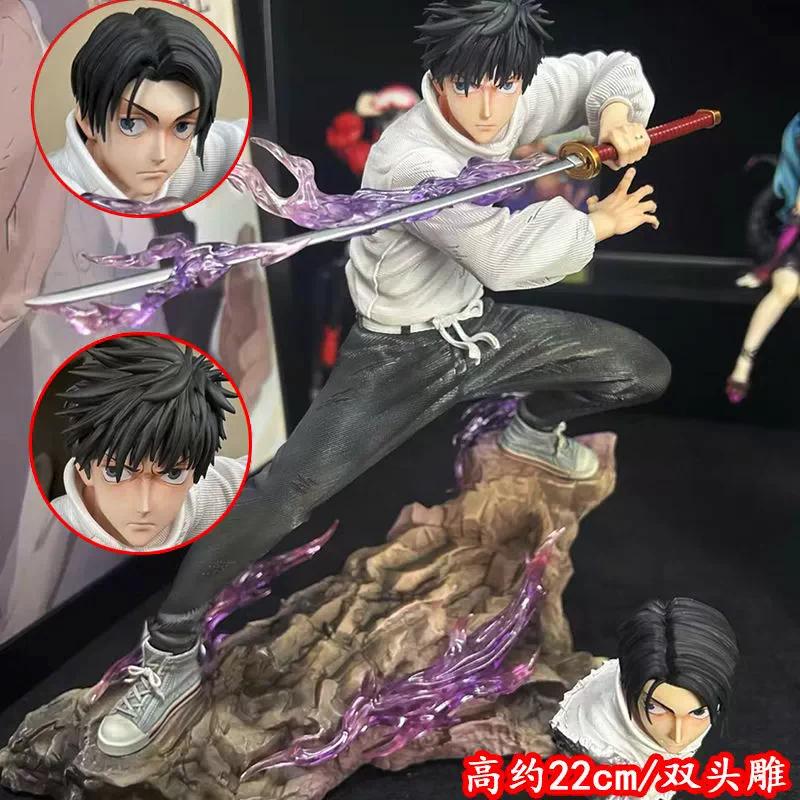Jujutsu Kaisen Юта Оккоцу GK Фигурка Двойная Голова Скульптура Боевое Состояние ПВХ Аниме Статуэтка 21 см Коллекционный Орнамент Подарок для Фаната Аниме