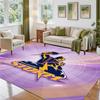 Melbourne Storm Design Crystal Velvet Rug Soft Decorative Mat for Bedroom Entrance