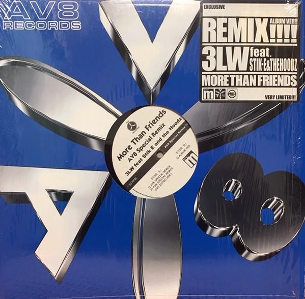 12-дюймовая пластинка 3LW More Than Friends AV680 AV8 Records Япония Рэп Хип-Хоп R&B Б/у