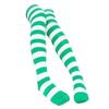 Socks Green White Thigh Highs