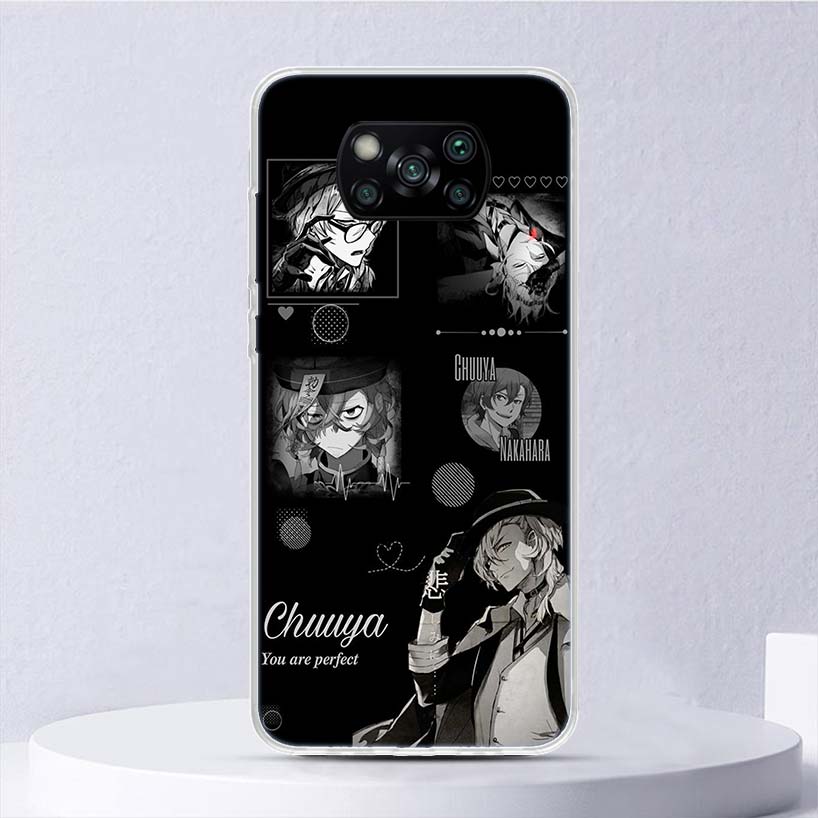 Bungo Stray Dogs Накахара Чуя Мягкий Чехол Для Xiaomi Poco X7 X6 X5 X4 X3 Nfc F7 Ultra F6 F5 Pro Чехол Для Телефона F4 Gt F3 M5S M4 M3