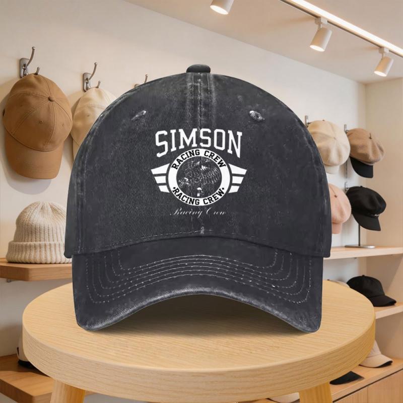Unisexs Adjustable Baseball Cap with SIMSON Eagle Pattern by Racingcrew for Spring Autumn