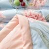 Летнее охлаждающее одеяло из чистого хлопка Синьцзян – Машинная стирка, легкое, для односпальной или двуспальной кровати