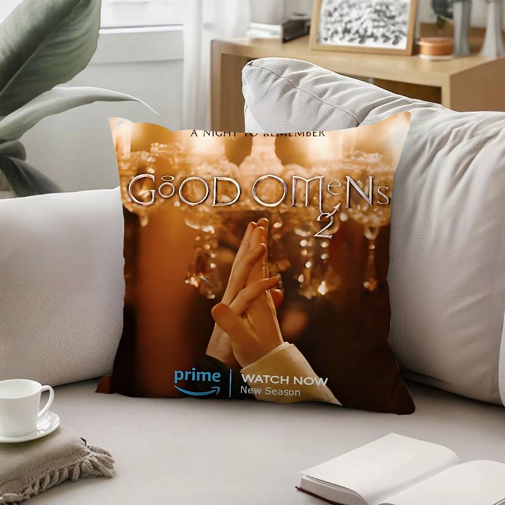 TV Cool WGood OmensS Pillow Case Pattern Printed Pillowcase For Living Room Sofa Cushion Cover Bedroom Decor
