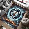 Ковер с логотипом MCFC для гостиной, спальни, дома, декора дивана, нескользящий коврик для игр детей