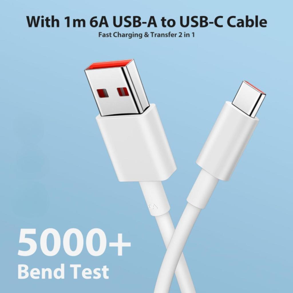 6A 67W сверхбыстрое зарядное устройство USB-кабель Type C для Xiaomi для Redmi для POCO