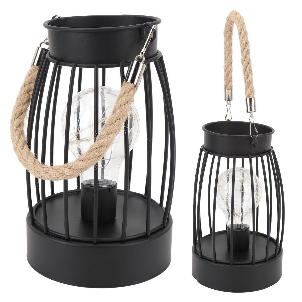 Metal Decorative Lantern Black Lantern Vintage Table Lantern Home