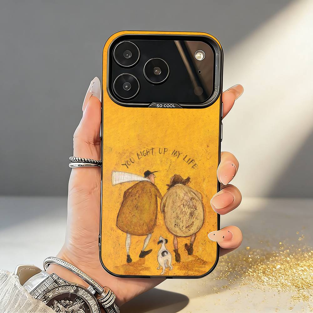 Крошечный W-Теплый Wit Истории S-Сэм Тофт Чехол для телефона Для iPhone17 16 15 14 13 12 Pro Max Серый Черный Матовый Лазерный Металлик Аврора Funda