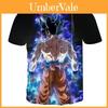 Изысканная 3D-печать Dragon Ball Z Веджета Гоку Супер Сайян Повседневная футболка Аниме Рубашки
