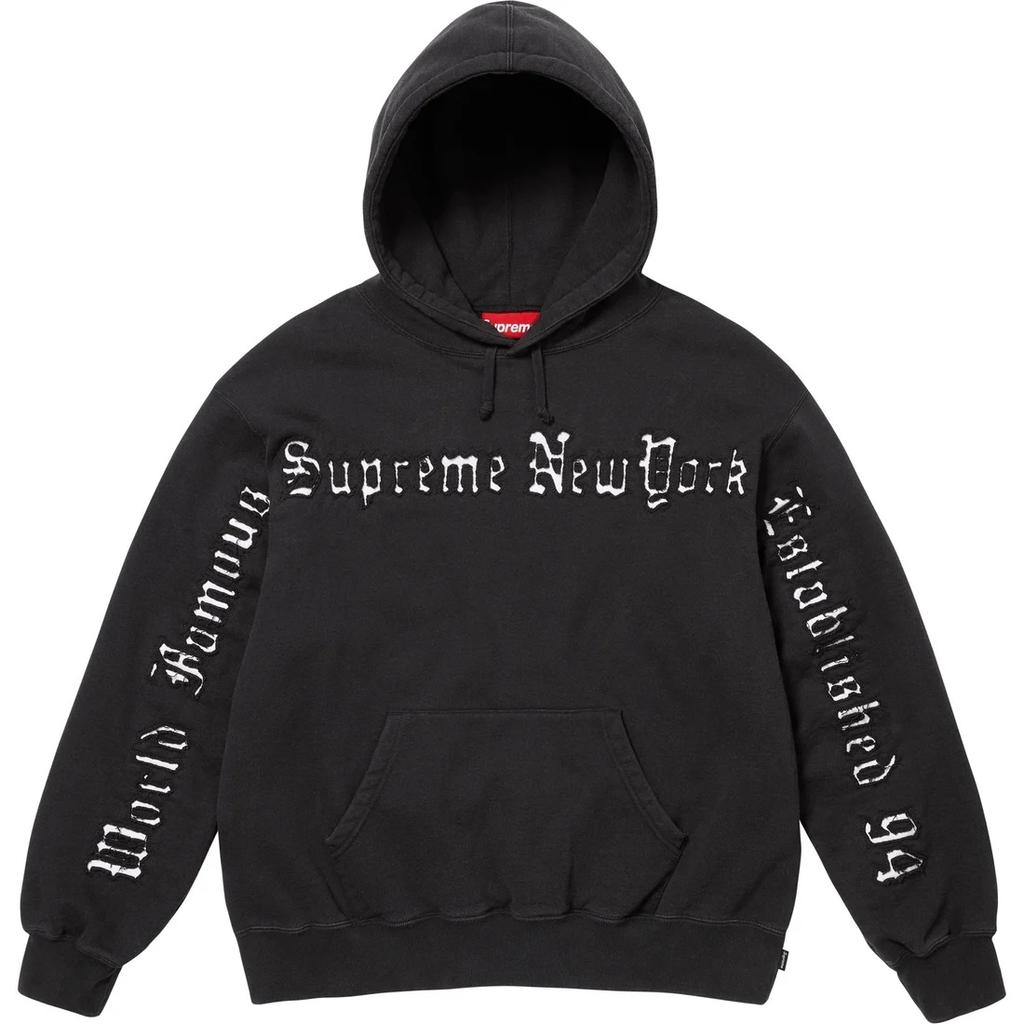 Supreme Contrast Cutout Hooded Sweatshirt Unisex SUP-SS25-176