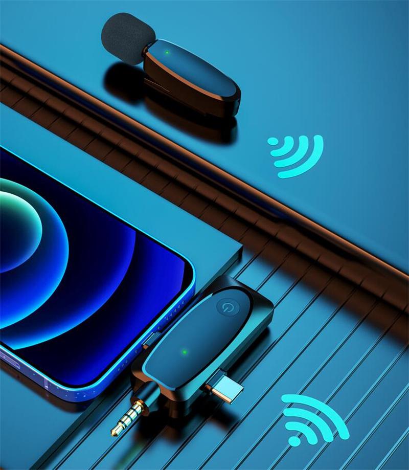 Vandlion 3 в 1 петличный микрофон Plug And Play 3,5 мм с умным шумоподавлением, 120 м, беспроводная передача, беспроводной микрофон