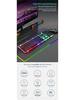 RGB Проводной Механический Игровой Комплект Клавиатура и Мышь для ПК и Ноутбука