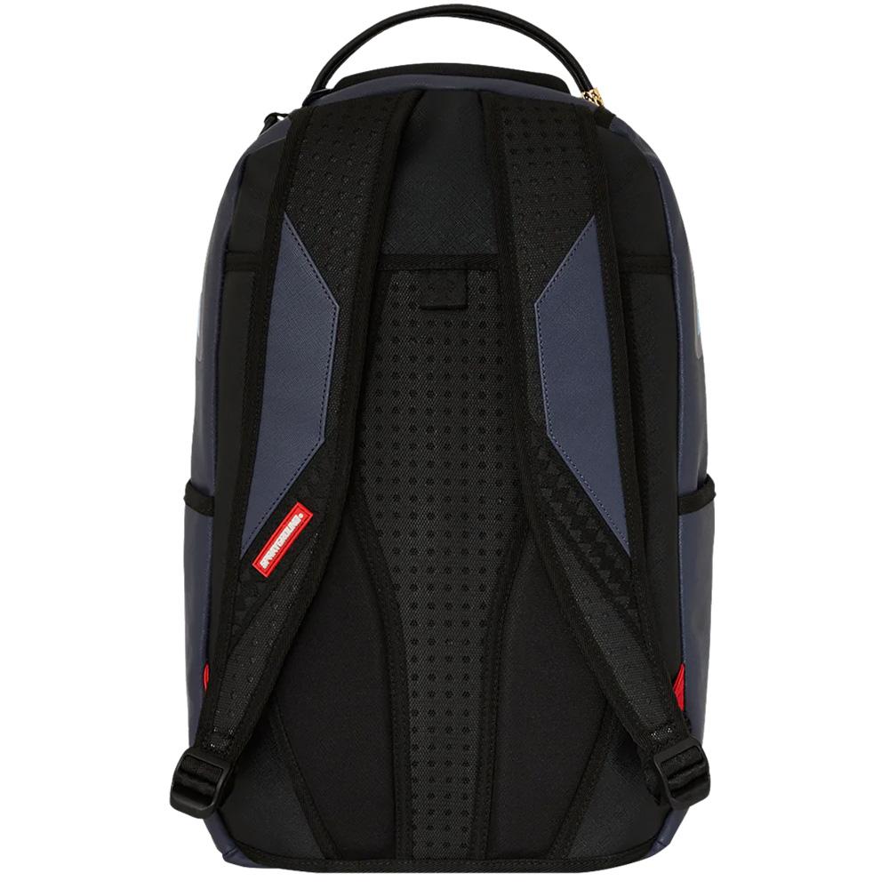 Sprayground Рюкзак унисекс Shark с большим логотипом, уличный стиль, повседневный, американский, ПВХ, черный W1135732