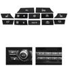 Car Set 12 Button Key Caps A/C Heater Switch Repair Kit For BMW 535i 528i 740i