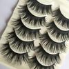 5 Pairs Natural Long Fake Eye Lashes Thick FALSE Eyelashes Black Makeup