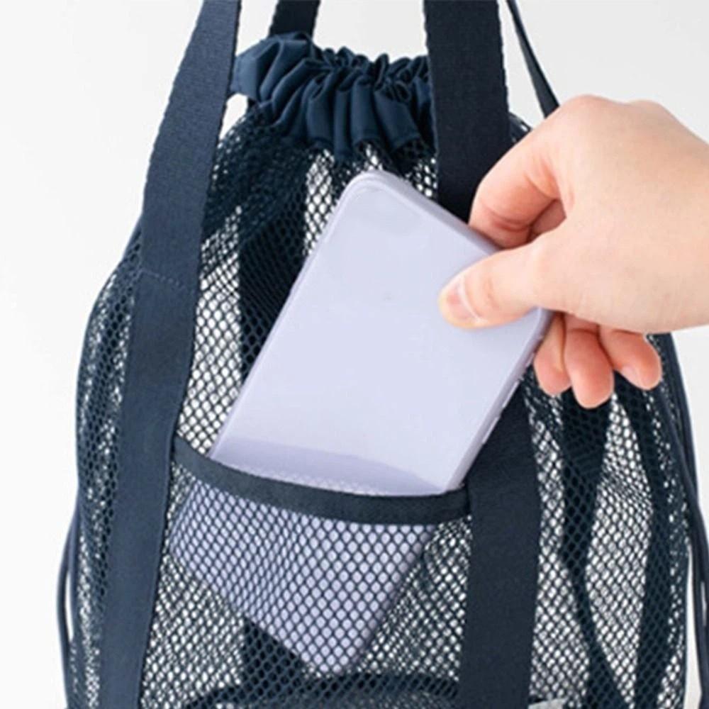 Handbag Clothes Storage Bag Bundle Pocket Hanging Shower Organizer Mesh Toiletry Bag Organizer