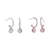 E370 4mm Rose Opal Austrian Crystal Earrings