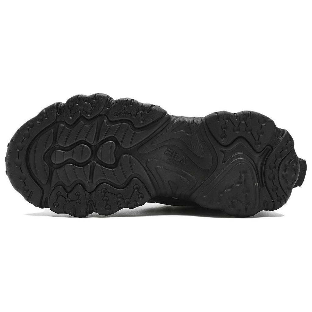 Fila Fluid 5 Кошачья лапка 5.0 Ткань Синтетическая кожа Модные Универсальные Амортизирующие Износостойкие Низкие Повседневные Кроссовки F12W412116FBK