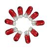 10Pcs T10 501 3W Wedge Interior Car Auto Side Light Interior Dashboard Dash Panel Gauge Bulbs Colors Bright Replacement Bulbs 7