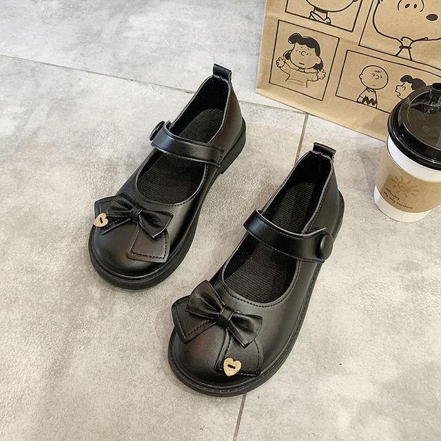 Маленькая кожаная обувь, женская японская униформа Jk, ретро студенческий стиль, туфли Мэри Джейн в стиле Лолиты, осенние корейские маленькие туфли из искусственной кожи