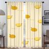 Фруктовые противомоскитные шторы для камеры, затемняющие шторы для комнаты, 2-панельные шторы для домашнего интерьера, украшения на Хэллоуин