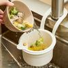 2Pcs Sink Strainer Baskets Universal Easy To Install Self-Cleaning Automatic Dumping Kitchen Draining Baskets Sink Trash Catcher