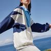 Anta Retro Series Color Block Stand Collar Woven Sports Jacket Light Blue White Navy Unisex 152238601-1