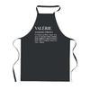 Tablier De Cuisine - Valérie Définition - Noir - Impression Bretonne - Coton Robuste