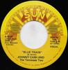 7inch Record JOHNNY CASH & THE TENNESSEE TWO - Blue Train / Born To Lose SUN54 Sun 1984 US Rock Used