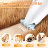 Pet Grooming Electric Hair Clipper, Low-noise USB Rechargeable Dog Nail Trimmer with LED Lights