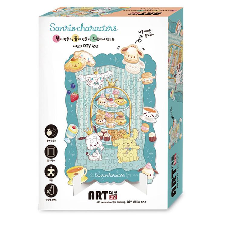 Пазл-головоломка Sanrio Characters Dessert Time Deco Decorating Jigsaw Puzzle Characters 108 Pieces, популярная корейская головоломка