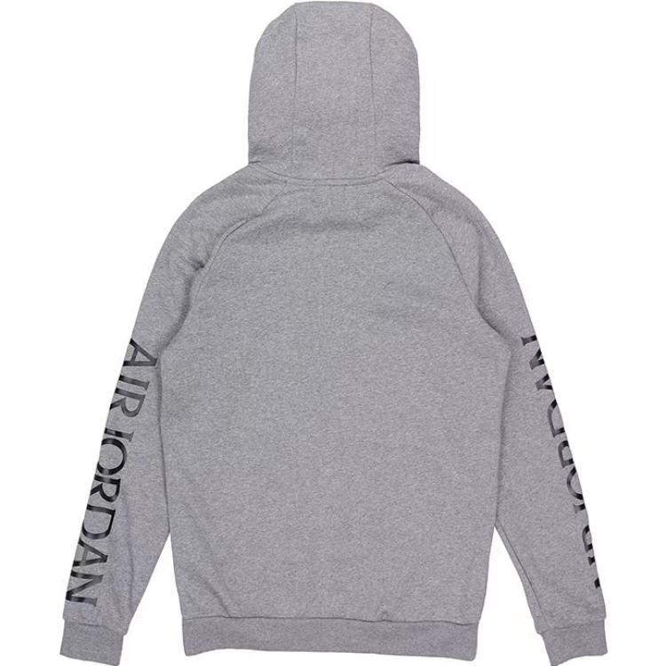 Air Jordan graphic logo hooded jacket 'Grey' Men's DH9507-091