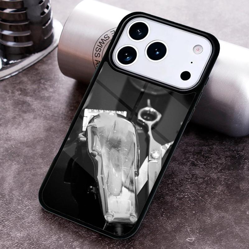 Парикмахерская Салон Парикмахера Мягкий Чехол для Телефона Для iPhone 17 16 15 14 13 12 11 Pro Max Plus 17Air Мягкое Силиконовое Покрытие