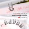 Feather Fan Style False Eyelashes - Lazy Series: Natural, Easy To Apply, Perfect for Novice Thai Makeup.