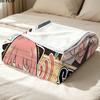 1PC Spy Family Patterned Flannel Blanket Suitable For All Seasons For Home Decor Warmth And Comfort Gifts Holiday Present