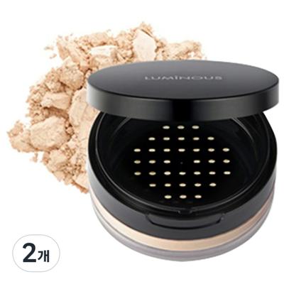 Сияющая парфюмированная пудра для лица, 02 Calm Beige, 2 шт.