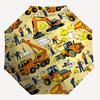 1PC construction workers construction vehicles Umbrella-8-Rib Reinforced Portable Folding Travel Suitable for All Seasons