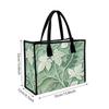 Elegant Green Leaf Tote Bag for Daily Shopping Outdoor Casual Use Fashion Portable Shoulder Handbag