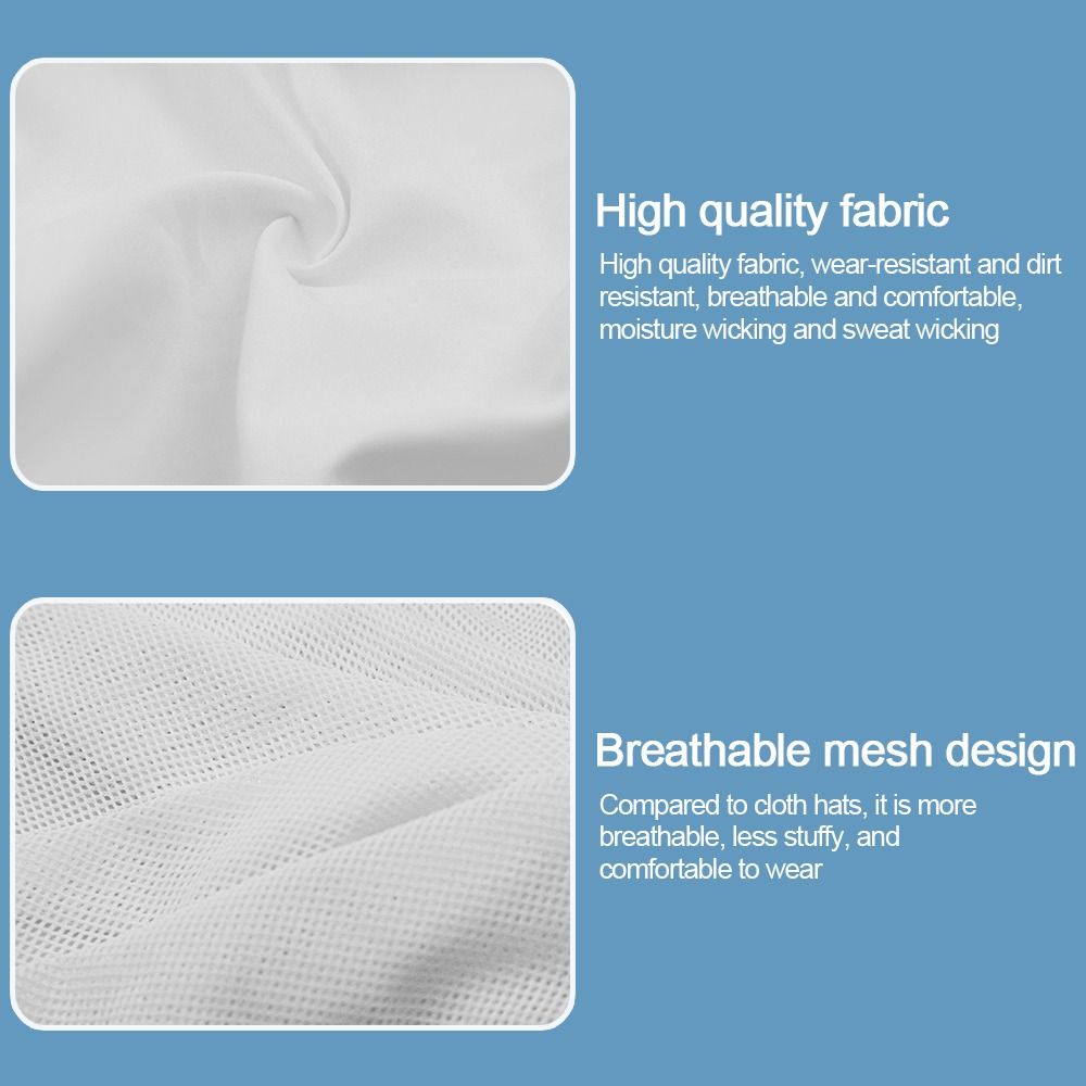 Дышащая Пыленепроницаемая Шаль Шляпа Защита Шеи Рабочая Шляпа Новая Рабочая Кепка Пищевая Фабрика