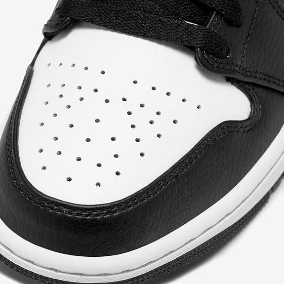 554724-075 Nike Air Jordan 1 Mid Черный Чили Красный Белый (Мужской)