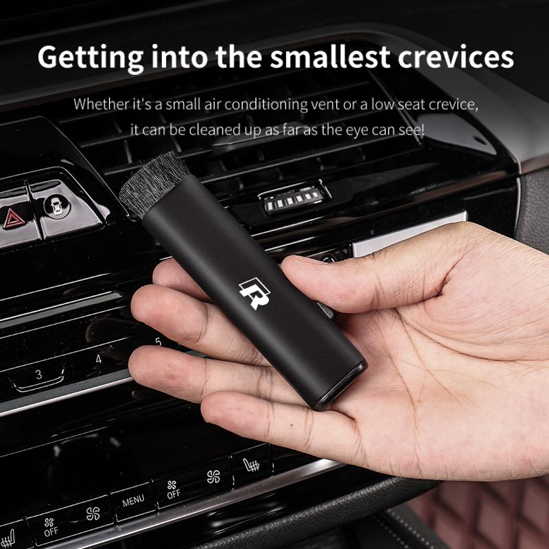 For Volkswagen VW Car Air Outlet Cleaning Brush Retractable Dusting Brush Tool mk6 CC B5 B6 B7 Golf 4 5 6 7 Scirocco Sagitar