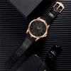Unique Quartz Watch Men Luxury Rose Gold Skin Cool Gift Mens Casual Fashion Waterproof Watch