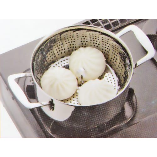 PEARL METAL Easy Wash Stainless Steel One Size Fits All-Purpose Steamer C-8700