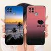 For ITEL A57 W6004 A611W Fashion Dusk Beach Painting Phone Case For ItelA57 A57 Pro Soft Silicone Covers Bumpers