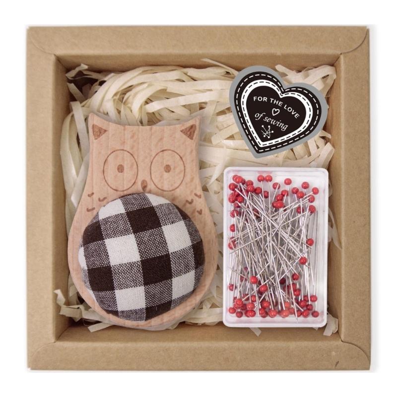 Подушечка для игольниц в форме ежика, швейный набор со 100 яркими швейными булавками для рукоделия и пошива одежды