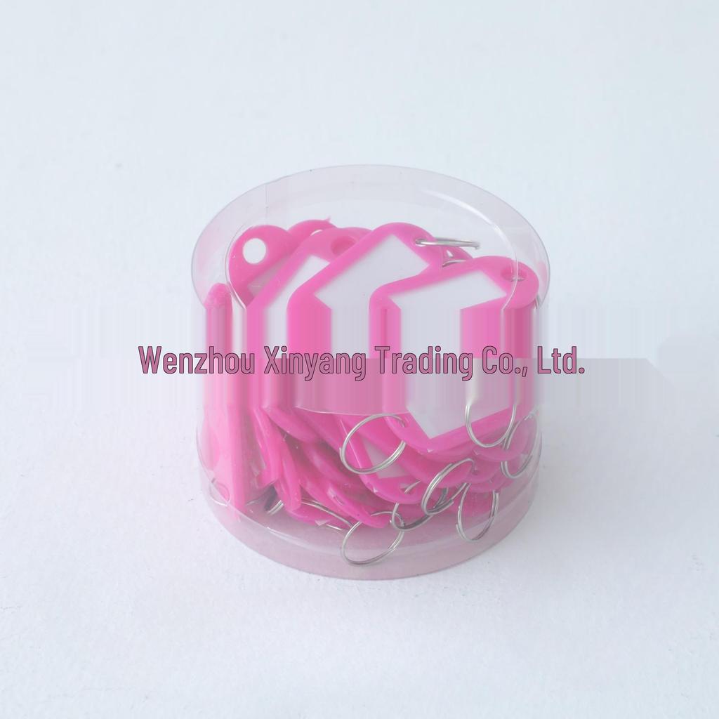 Цветной съемный пластиковый брелок для ключей для управления офисом и домом