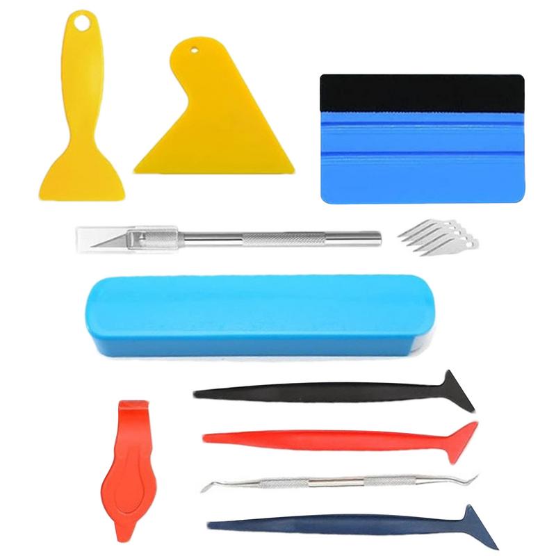 Auto Vinyl Wrap Tool Set Car Interior Wrap Applicator Tool Kit Car Window Tint Film Tools Squeegee For Vinyl Wrap