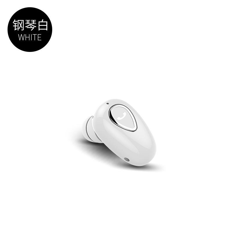 Bluetooth Earphones Mini Invisible Earbuds Sports Independent Button No Flash Light Music Calls Black