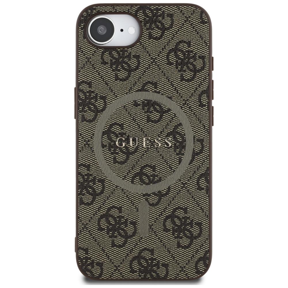 Etui do iPhone 16e Guess MagSafe Brązowy